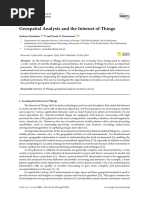 Geospatial Analysis and The Internet of Things: Geo-Information