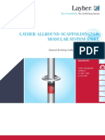 Layher Allround Scaffolding LW Modular System Steel