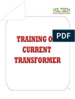 Training On Current Transformer