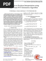 GPS Receiver Position Interpretation Using Single Point PVT Estimation Algorithm