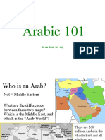 Arabic 101: in An Hour (Or So)