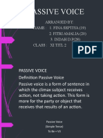 PASSIVE VOICE GUIDE UNDER 40 CHARACTERS