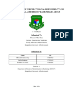 An Evaluation of Corporate Social Responsibility and Promotional Activities of Bashundhara Group