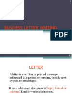 9. Letter Writing