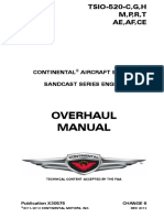 Manual de Overhaul Tsio-520 Series Sandcast PDF