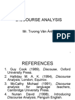 Discourse Analysis: Mr. Trương Văn Ánh