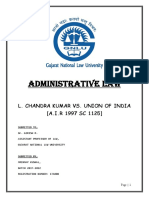 Administrative Law Project