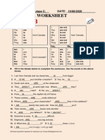 Verb To Be Practice