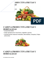 Cadena Productiva Frutas y Hortalizas