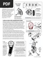 Opel CIH: Ignition System 1-3-4-2: (1) How To Verify #1 TDC Camshaft Sprocket Timing