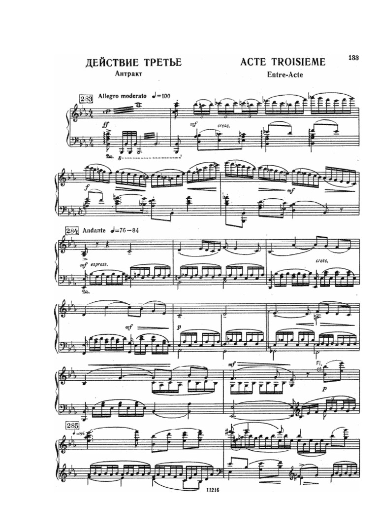 Raymonda Act 3 Variations Overview | PDF