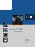 UV-Visible Spectrophotometer Brochure