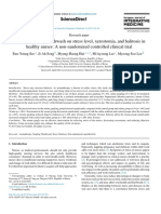 Effects of Aroma Mouthwash On Stress Level, Xerostomia, and Halitosis in Healthy Nurses - A Non-Randomized Controlled Clinical Trial