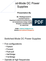 Switched-Mode DC Power Supplies: Presentation by