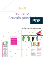 Staff Sumario y Articulo Principal