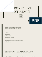Chronic Limb Ischaemic: Dokter Muda: Dedy Sutriyatno Pembinging: Dr. Ivan J. SP - BTKV