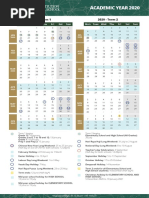 5 Day School Calendar | PDF
