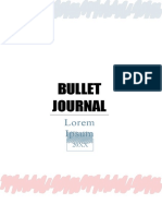 Bullet Journal: Lorem Ipsum