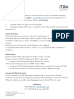 Requisitos ITBA KIT PDF