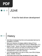 Junit: A Tool For Test-Driven Development