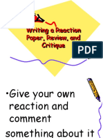 Writing Reaction Paper Eapp