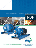 Ultrachem®: Ansi Dimensional Etfe-Lined Magnetic Drive Pumps