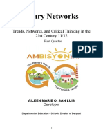 Planetary Networks: Trends, Networks, and Critical Thinking in The 21st Century 11/12