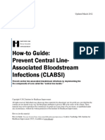 How-To Guide: Prevent Central Line-Associated Bloodstream Infections (CLABSI)