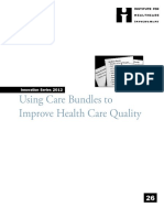 Using Care Bundles To Improve Health Care Quality: Innovation Series 2012