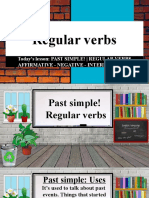 Regular Verbs: Today's Lesson: PAST SIMPLE! - REGULAR VERBS Affirmative - Negative - Interrogative