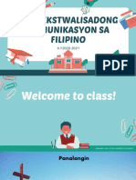 Kontekstwalisadong Komunikasyon Sa Filipino PDF