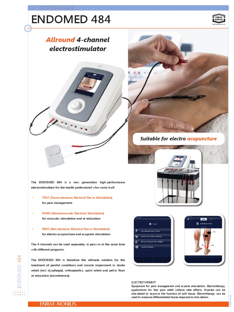 Enraf-Nonius Endomed 484 EN | PDF | Nervous System | Medicine