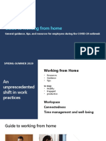 Guide To Working From Home: General Guidance, Tips, and Resources For Employees During The COVID-19 Outbreak