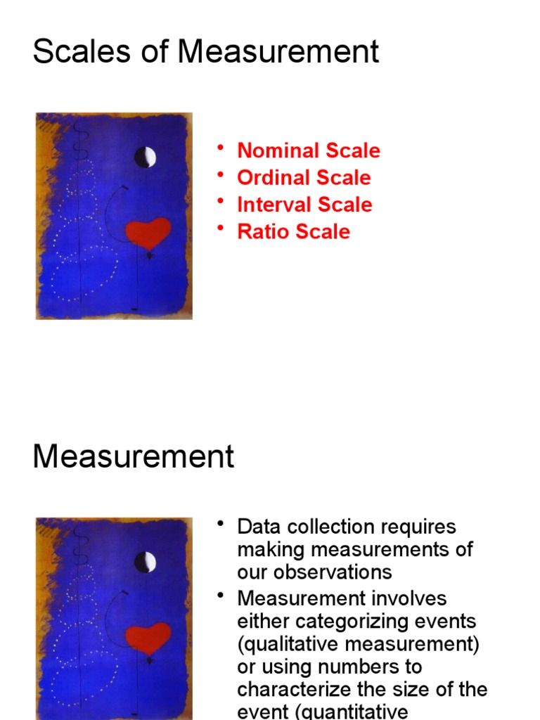 Stat 1 Levels of Measurement | PDF | Level Of Measurement | Measurement