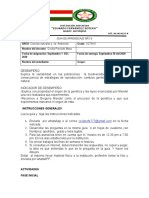 Guía de aprendizaje sobre las leyes de Mendel