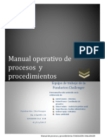 Manual Operativo de Procesos y Procedimientos Final PDF