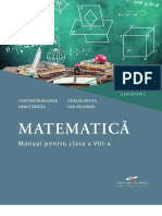 Matematica Cls. A VIII-a - PDF Autor PDF