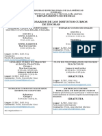 Cursos Del Departamento de Idiomas Iltec para Promocionar Segundo Semestre 2018 PDF