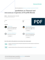 Effects of Compatibilizer On Thermal and Mechanical Properties of