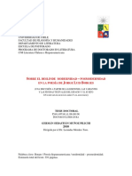 Modernidad - Posmodernidad en La Poesía de Borges - Tesis Doctoral PDF