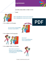 Relative Pronouns: Grammar Use