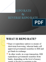 Repo Rate and Reverse Repo Rate