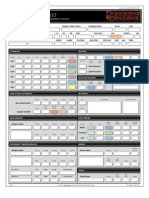 Character Sheet Overview