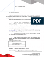 Microsoft Teams. Este Informativo Tem Como Objetivo Reforçar Os Procedimentos para