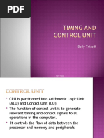 Timing and Control Unit