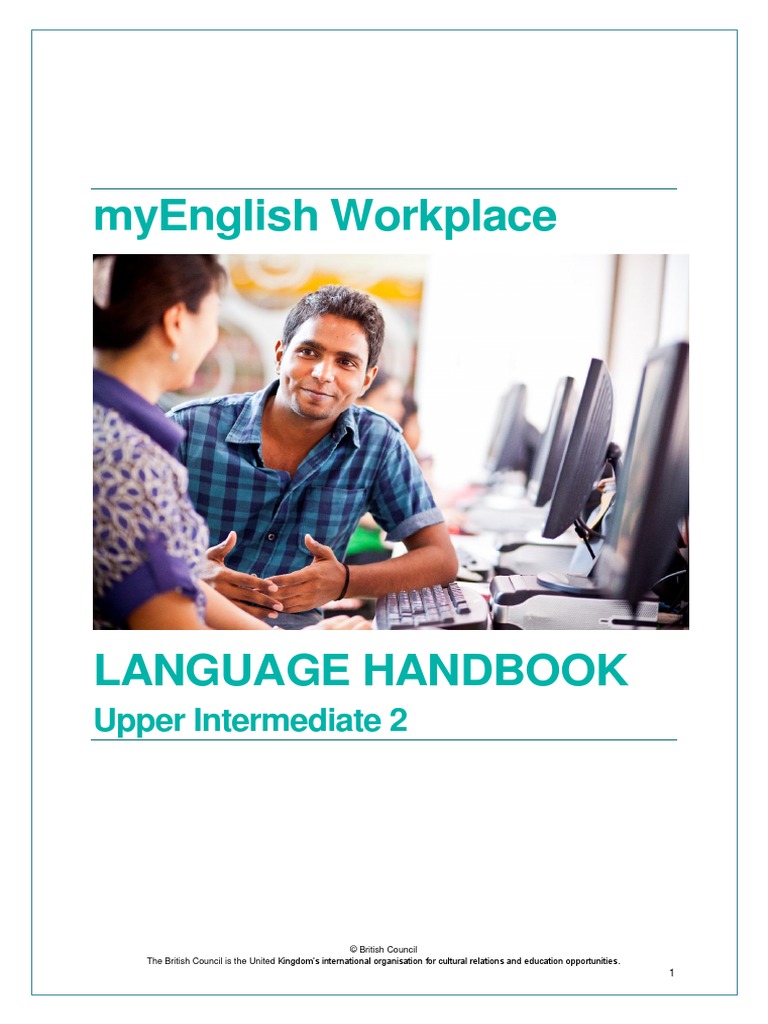 Myenglish Workplace Upper Intermediate 2 Language Reference Book | PDF ...