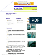 Pilha de Concentração - Ciência em Casa