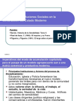 Instituciones Uruguay Moderno. Barran y Reformas.