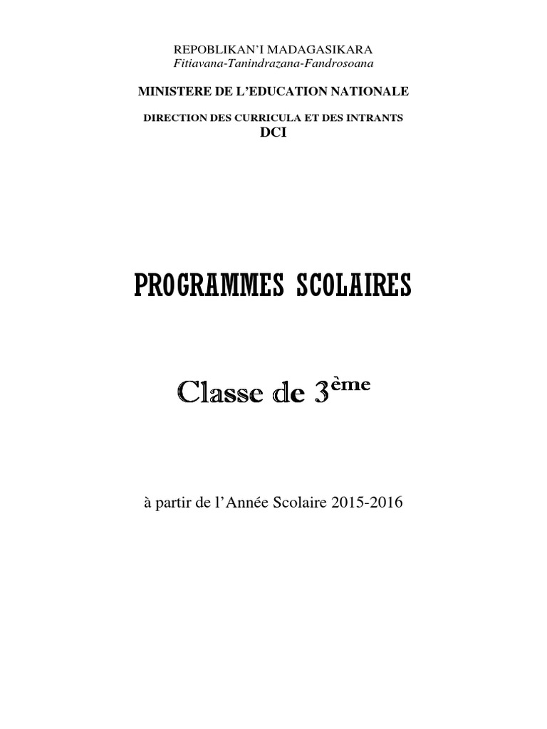 Pages De Garde Cahier De Français2018 2019 Cp Ce1 Programme Scolaire 3eme PDF | PDF | Pédagogie | Cognition