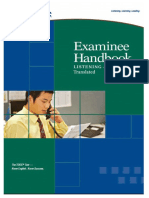 TOEIC Test Taker Handbook Traduzido PDF